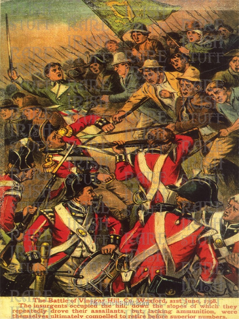 The United Irishmen, Battle of Vinegar Hill, Enniscorthy, Wexford, 1798