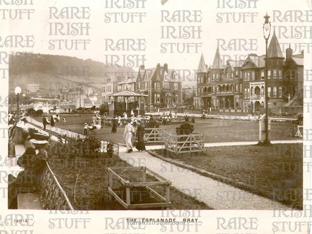 The Esplanade & Hotel, Bray, Co. Wicklow, Ireland 1905