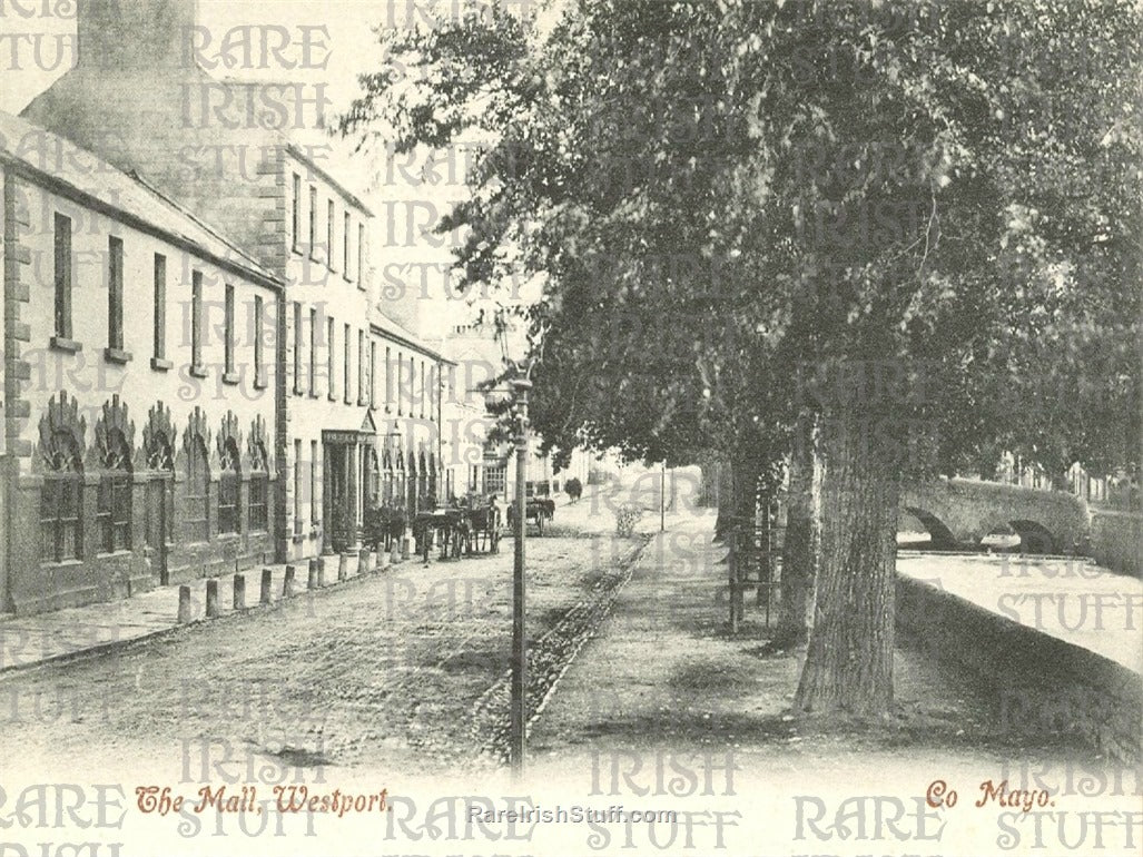 The Mall, Westport, Co. Mayo, Ireland 1900