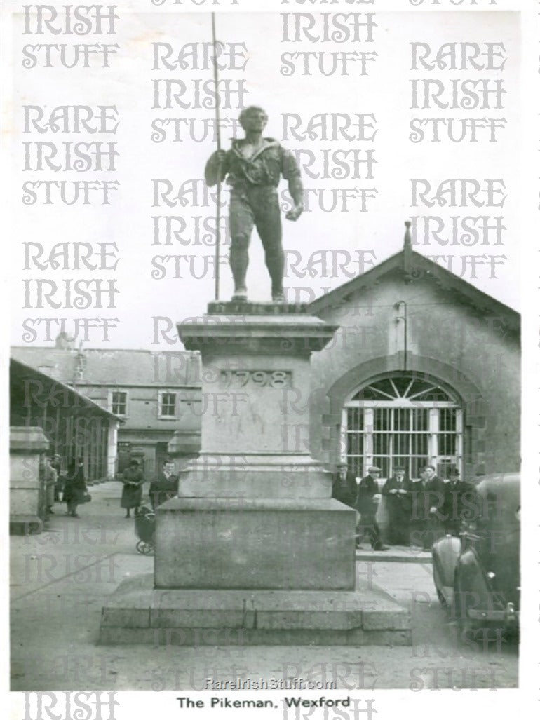 The Pikeman & Bullring, Wexford Town, Co. Wexford, Ireland 1940