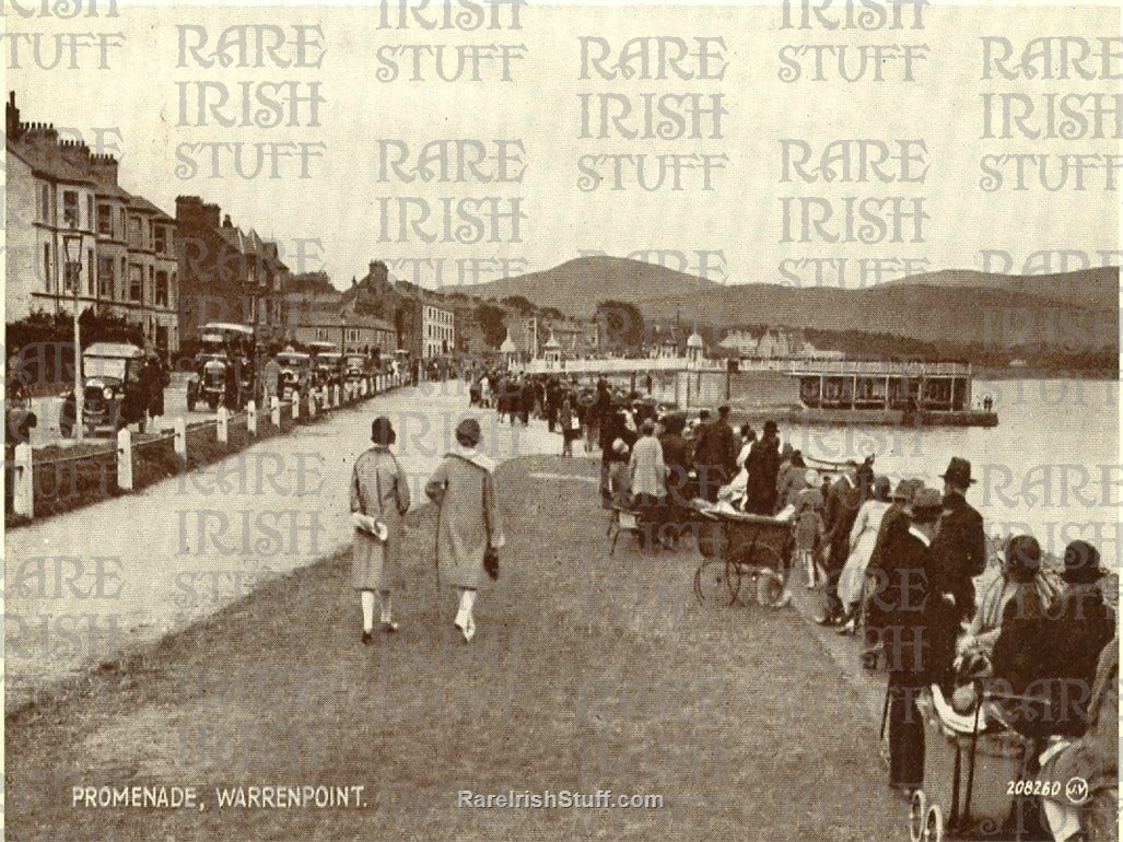 Promenade, Warrenpoint, Newry, Co. Down, Ireland 1930s