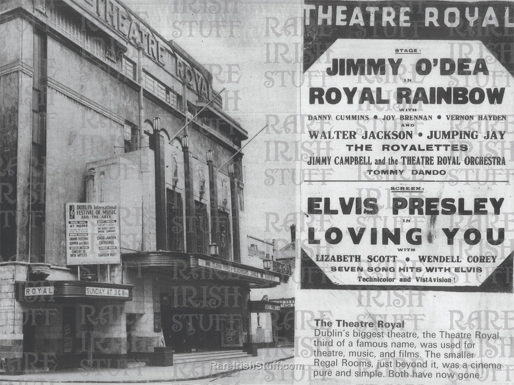 Theatre Royal, Hawkins Street, Dublin, 1958