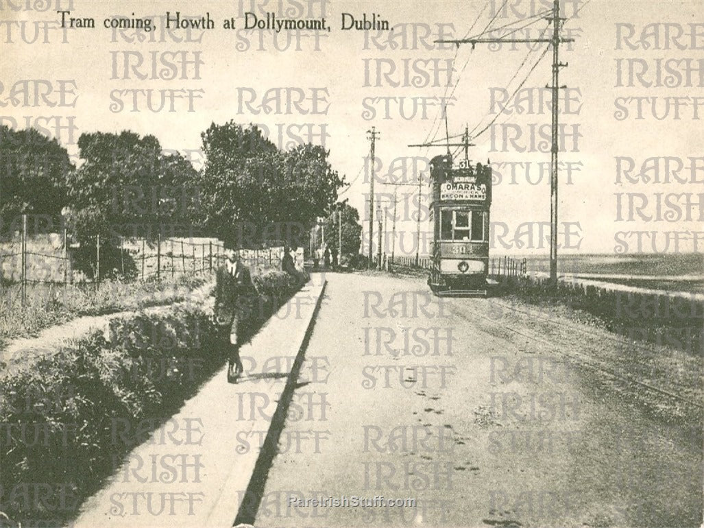 Tram, Dollymount, Dublin, Ireland 1910