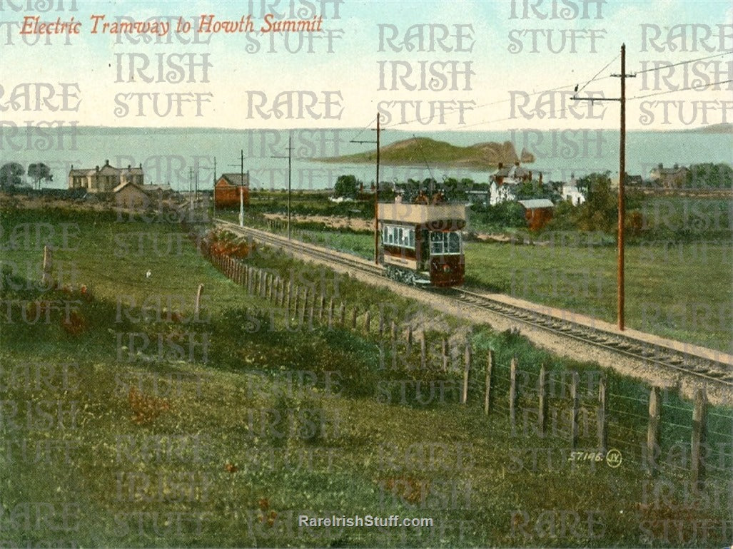 Electric Tramway to Howth Summit, Ireland 1910