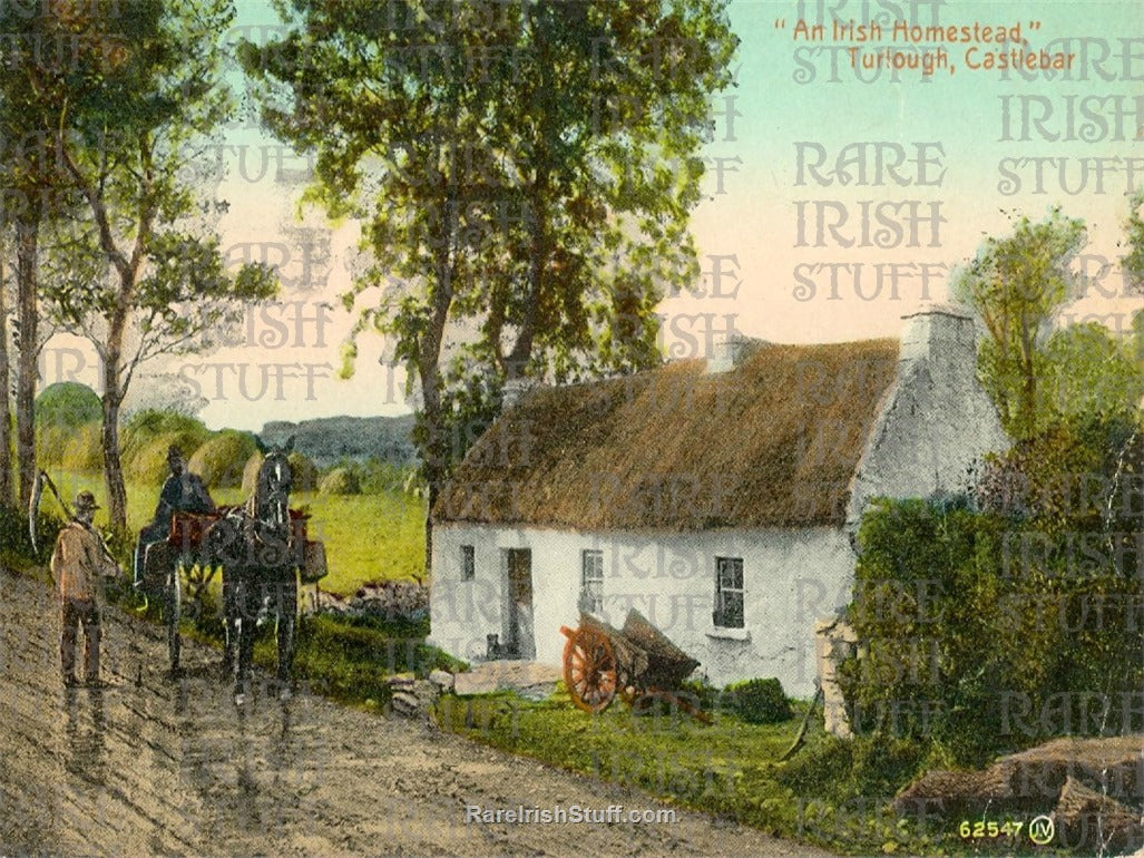 An Irish Homestead, Turlough, Castlebar, Co. Mayo, Ireland 1905