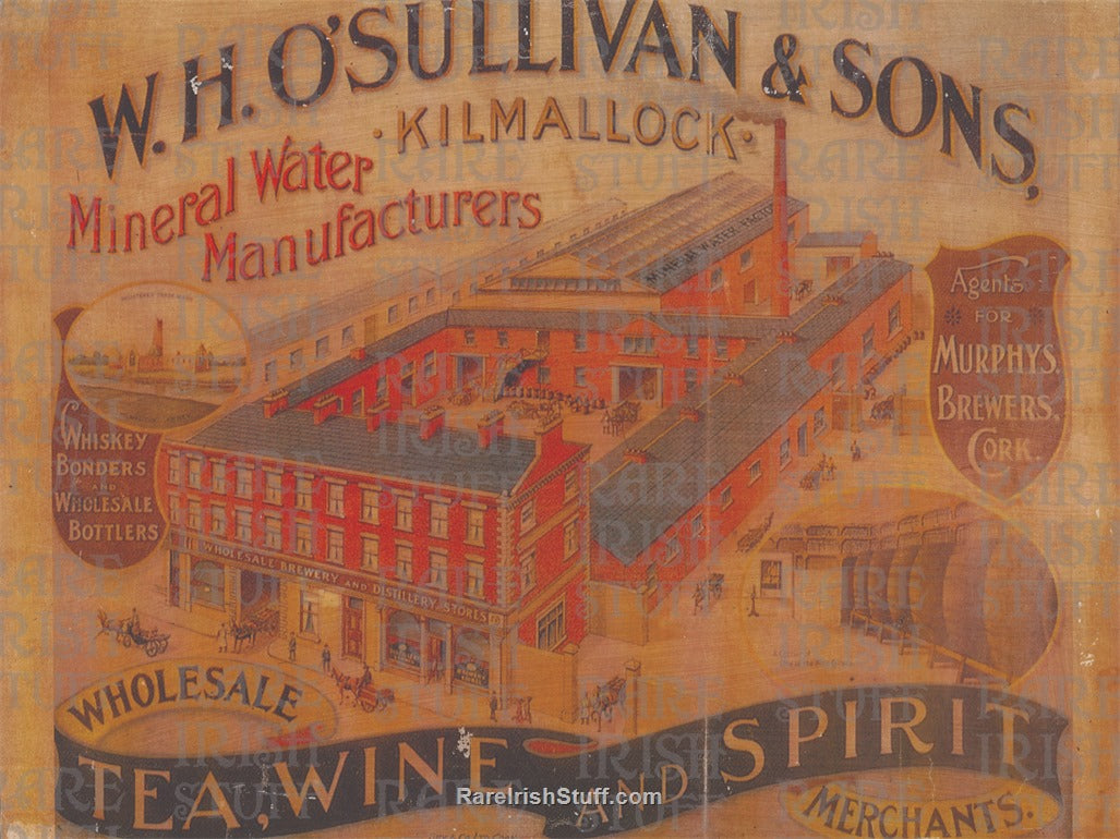 Murphy Sullivan & Son, Spirit, Wine & Whiskey Bonders, Kilmallock, Limerick 1920's
