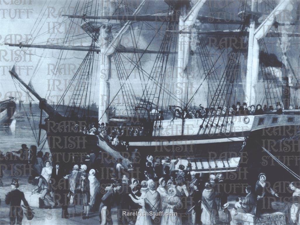 Irish Boarding ‘Coffin Ships’ to Emigrate to America in the 1800’s