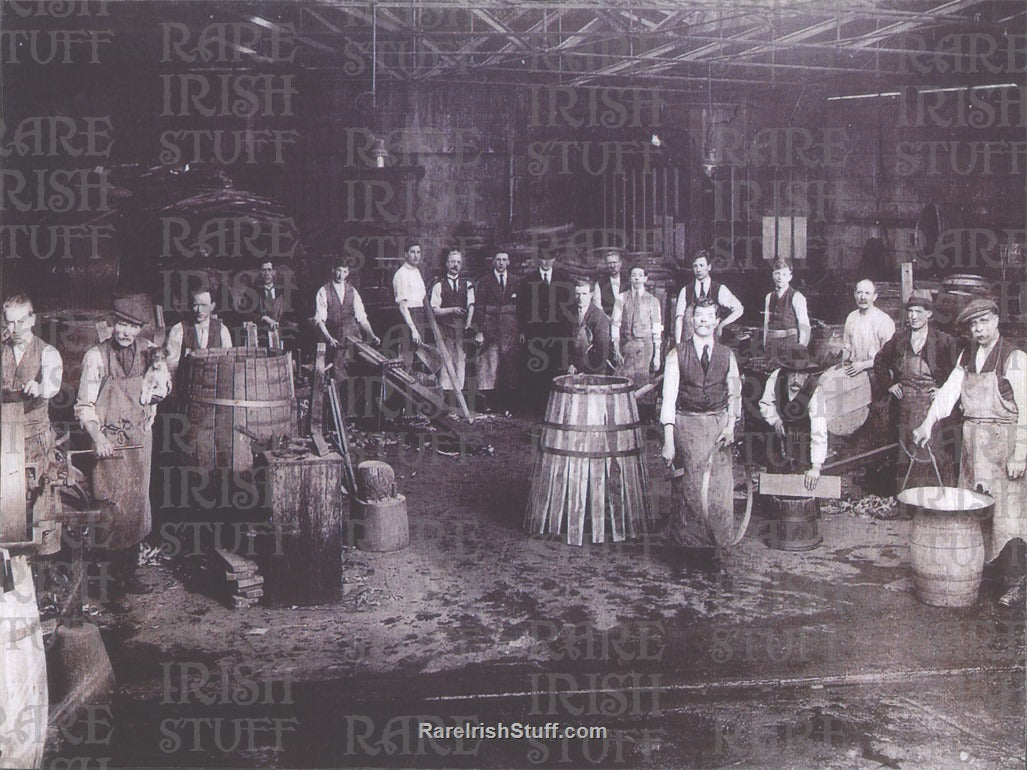 Coopers at Jameson Whiskey Distillery, Bow Street, Dublin c.1900