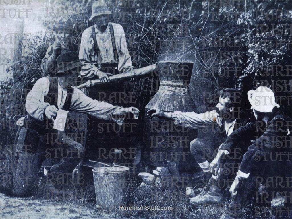 Making & Drinking Whiskey in Kerry Mountains, c.1900