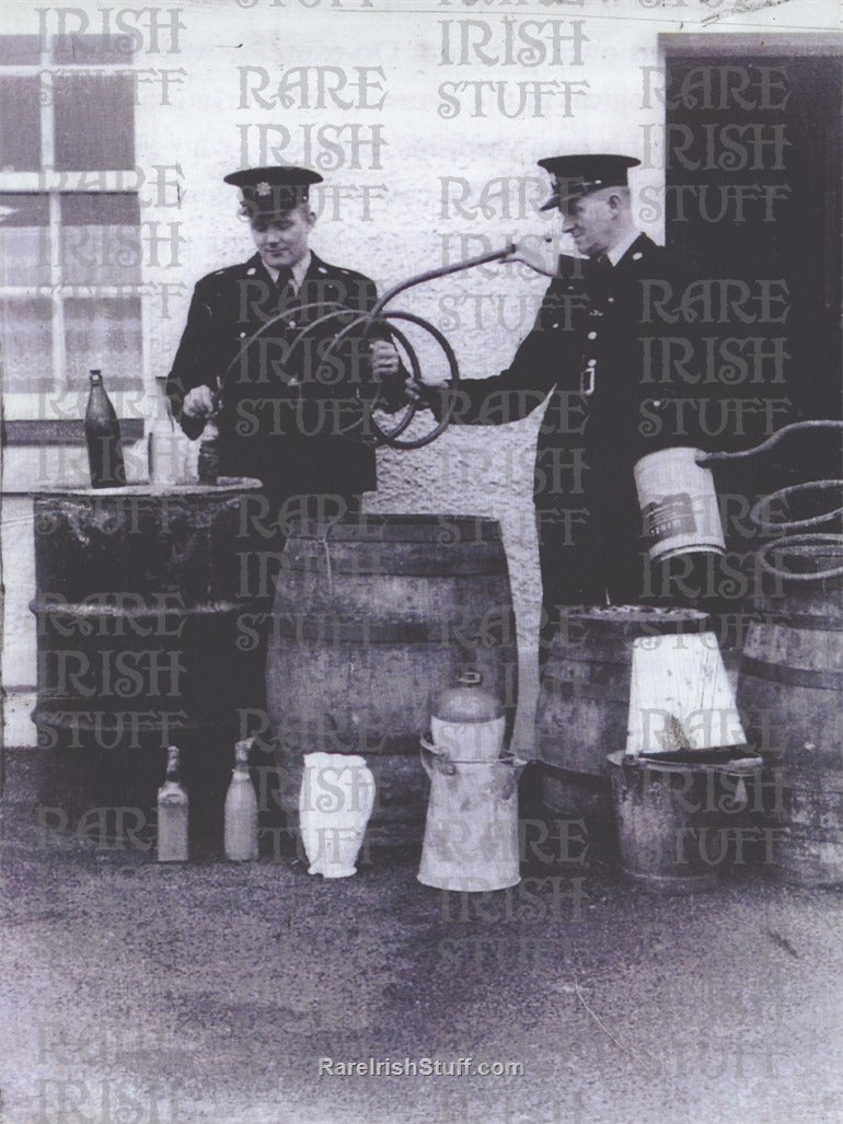 Garda and Poitin, Galway, 1950's