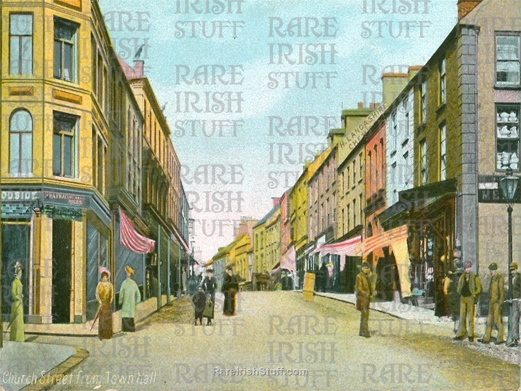 George Street, Kingstown (Dun Laoghaire), Dublin, Ireland 1887
