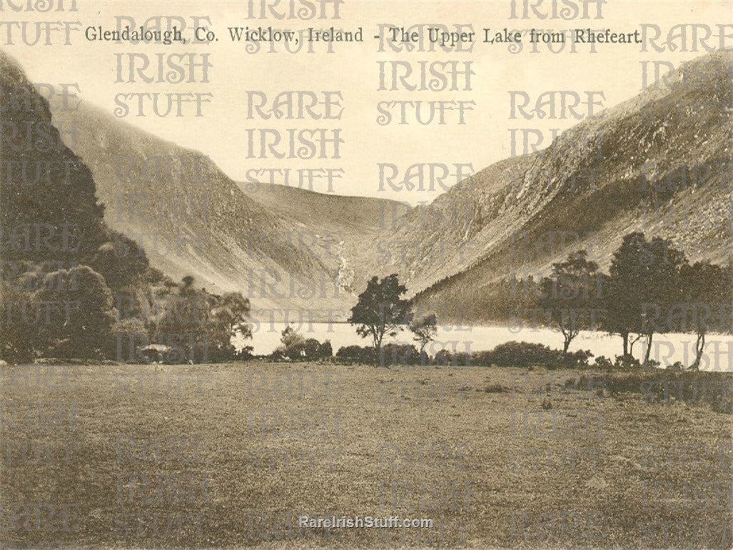 Upper Lake from Rhefeart , Glendalough, Co. Wicklow, Ireland 1910,