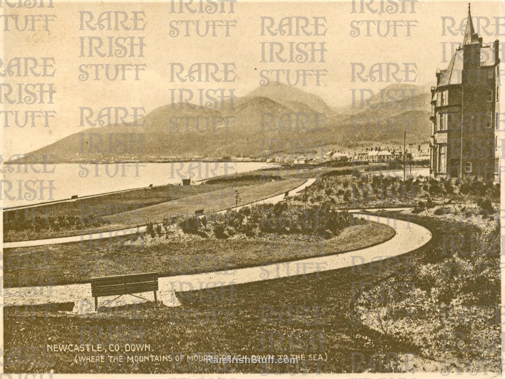 Slieve Donard Hotel & Mourne Mountains, Newcastle, Co. Down, Ireland 1905