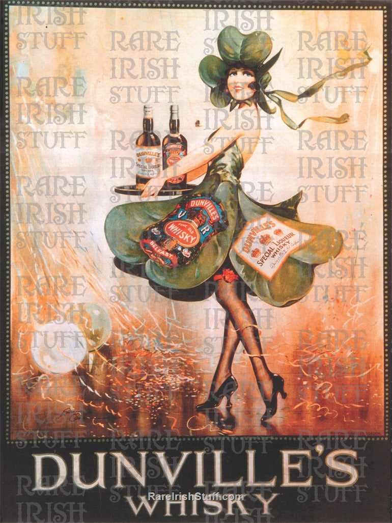 Dunville Irish Whiskey Vintage Advertisement