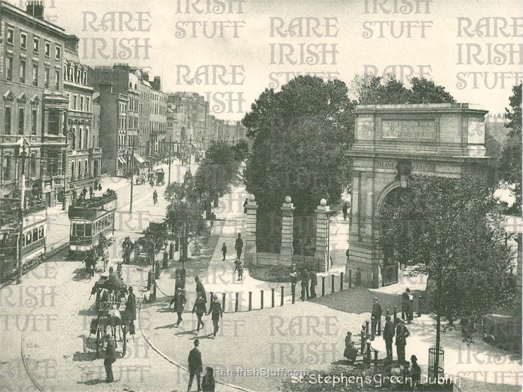 St Stephen's Green, Dublin, Ireland 1896