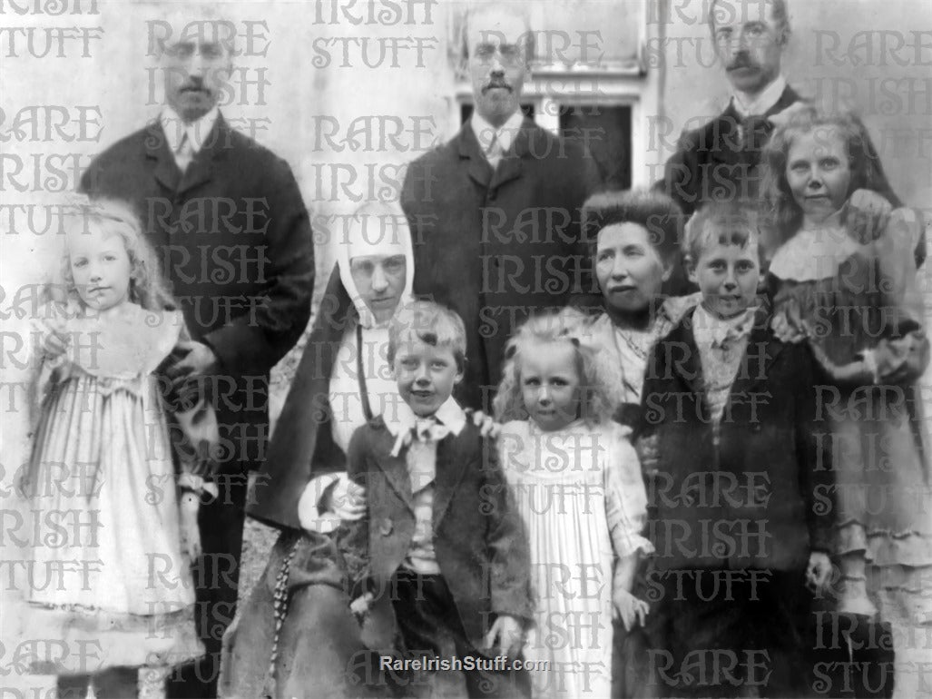A young Kevin Barry & Family, Rathvilly, Carlow, 1910