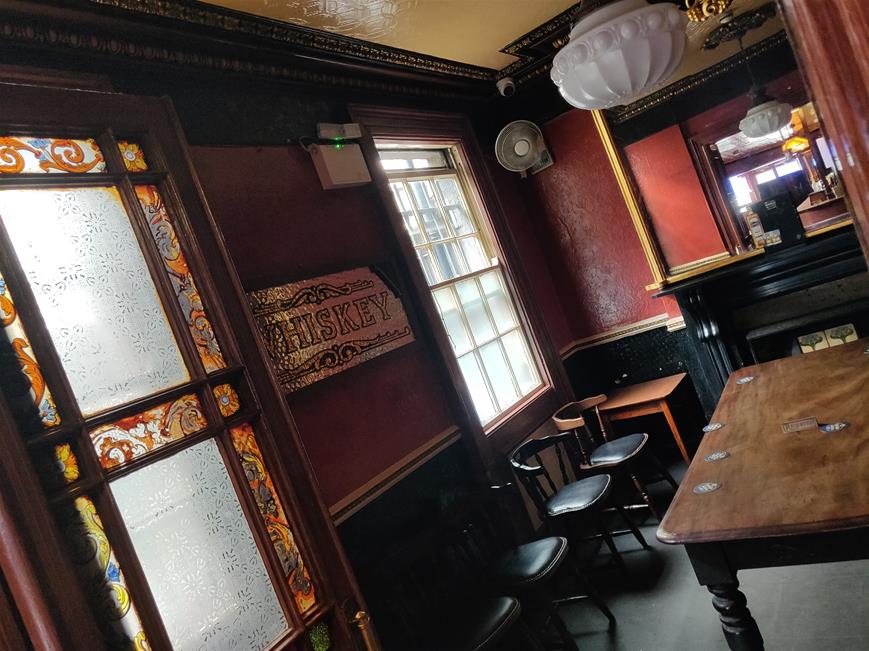 The parlour room in Mulligans known as 'the Joyce room'