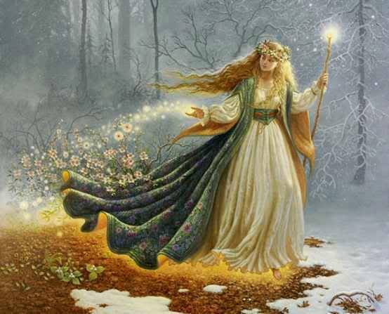 Brigid - The Celtic Goddess of Spring.