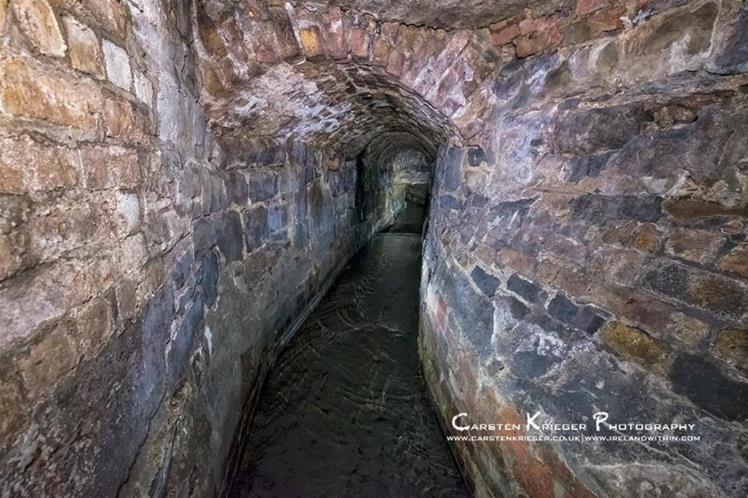 The River Poddle beneath Dame Street, Dublin