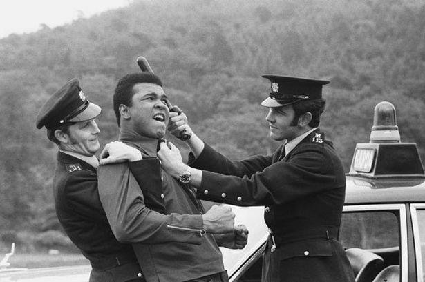 Muhammad Ali arrives in Ireland