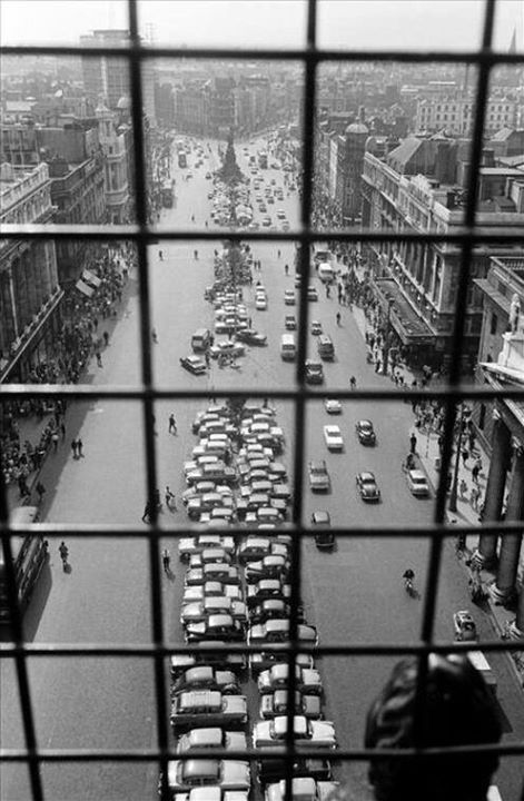 View from Nelson's Pillar, Dublin. 1960's.