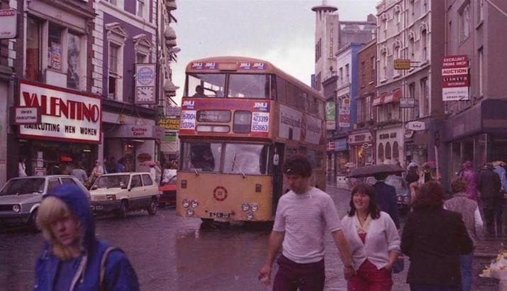 Grafton Street, Dublin, early 1980's.