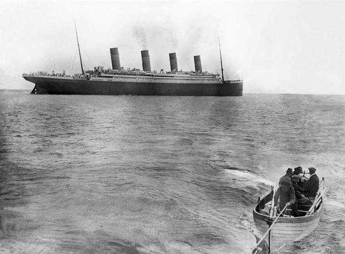 The last photo of the Titanic, 1912