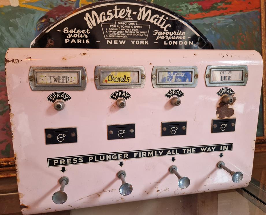 Master-Matic' perfume vending machine