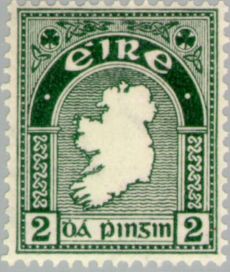 First Irish Postage Stamp, 1922