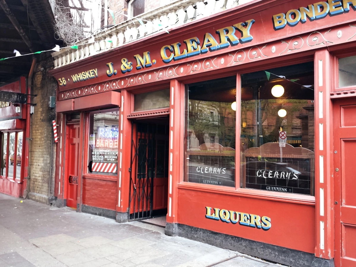 Cleary’s Pub, a time capsule of old Dublin.