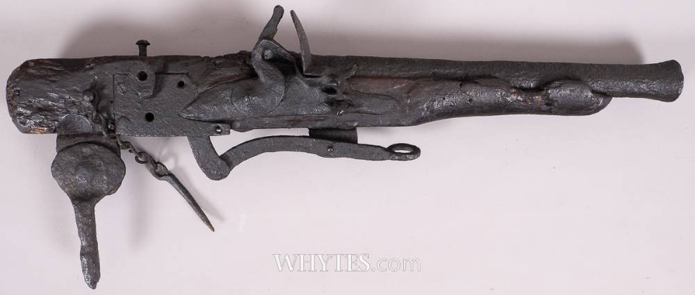 Rare 18th Century Flintlock Cemetery Gun