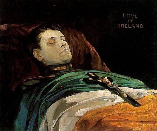 Michael Collins is buried in Glasnevin Cemetery, Dublin.