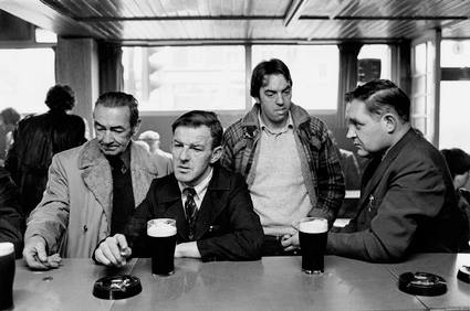 A few pints and a smoke, Sunset Pub, Dublin, 1980's
