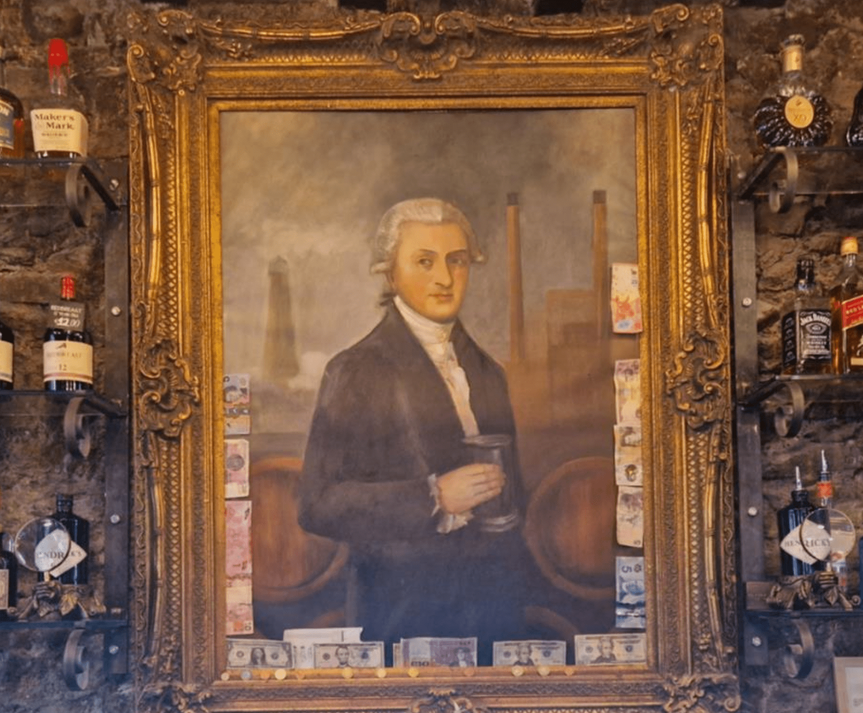 Arthur Guinness at Tailors Hall tavern, Dublin