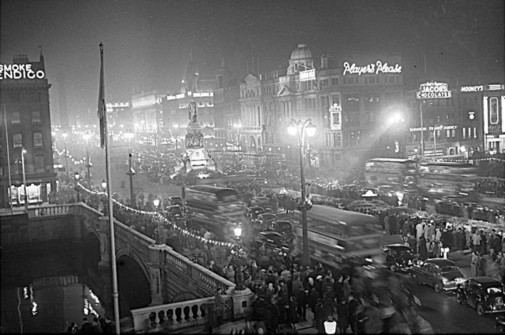 O'Connell bridge, Dublin. 1960