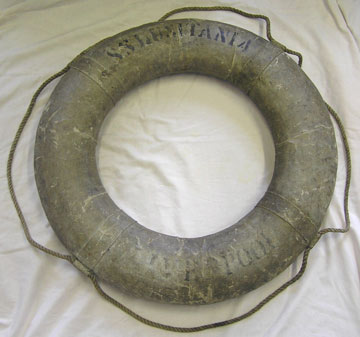 Lusitania lifebuoy