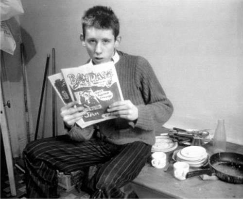 Shane MacGowan as a teenager