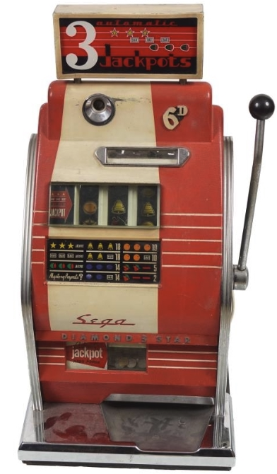 1954 Sega 'Diamond Star' Slot Machine