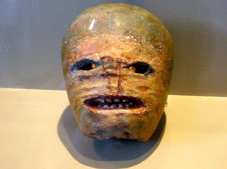 An original Jack O'Lantern c.1850 on display at the Museum of Country Life in Mayo