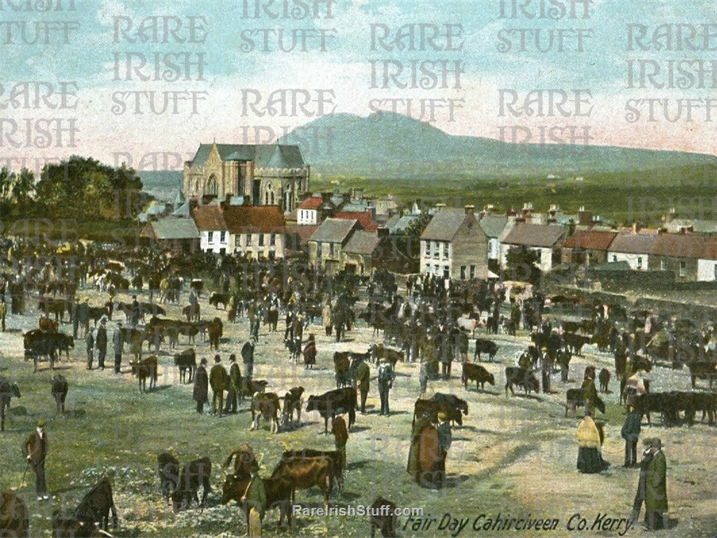 Fair Day, Cahersiveen, Co. Kerry, Ireland 1897
