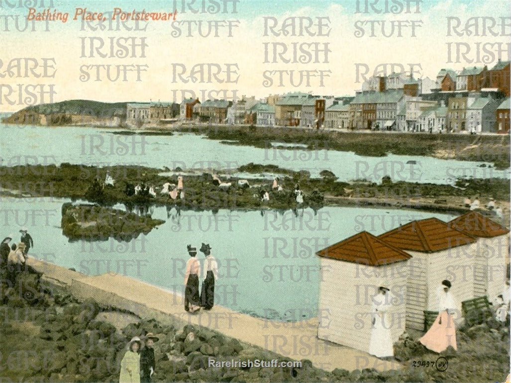 Bathing Place, Portstewart, Derry, Ireland 1895