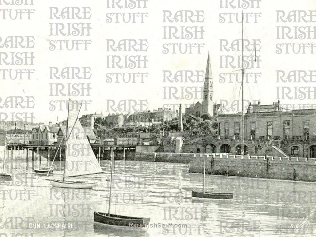 Dun Laoghaire Harbour, Co Dublin, Ireland 1905