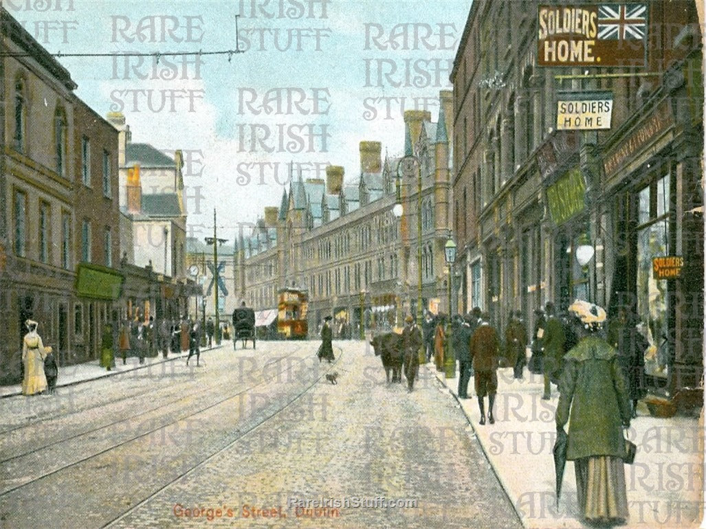 George's Street, Dublin, Ireland 1909