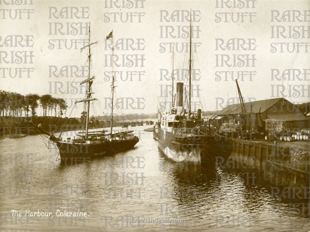 The Harbour, Coleraine, Derry, Ireland 1905