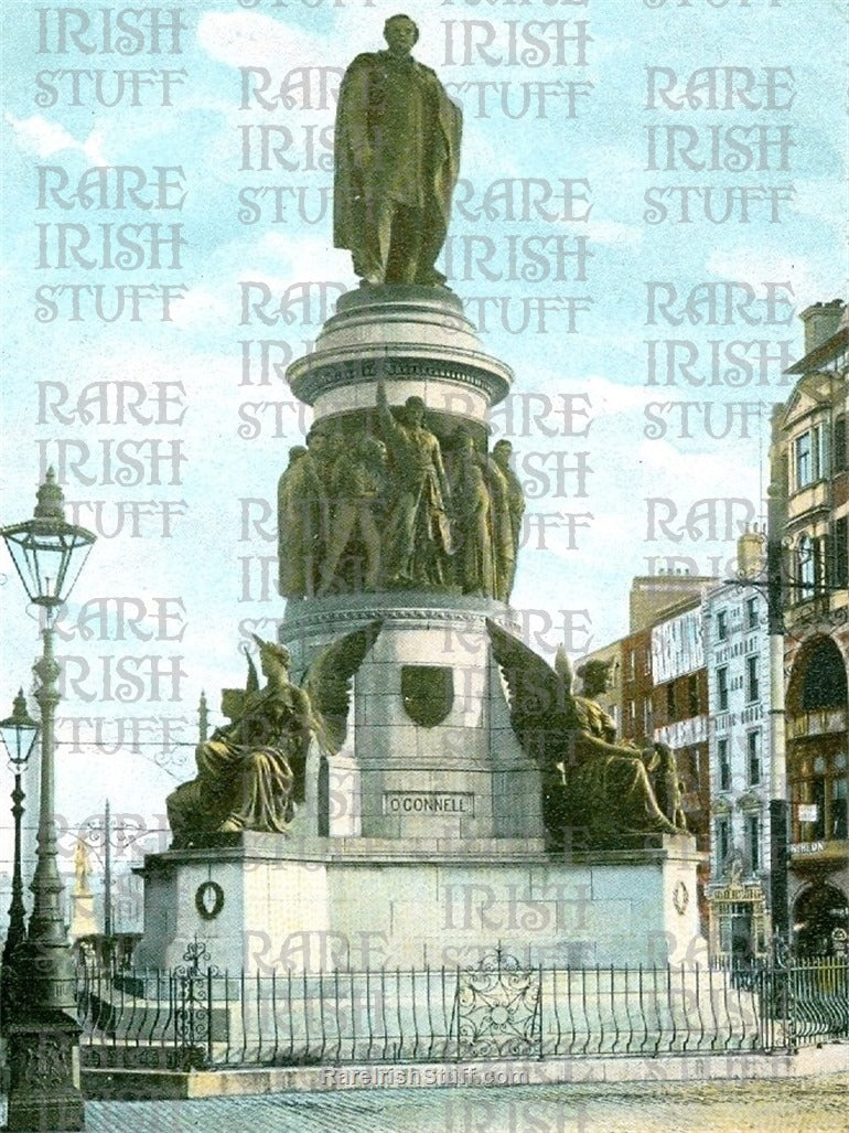 O'Connell Monument, Dublin, Ireland 1916