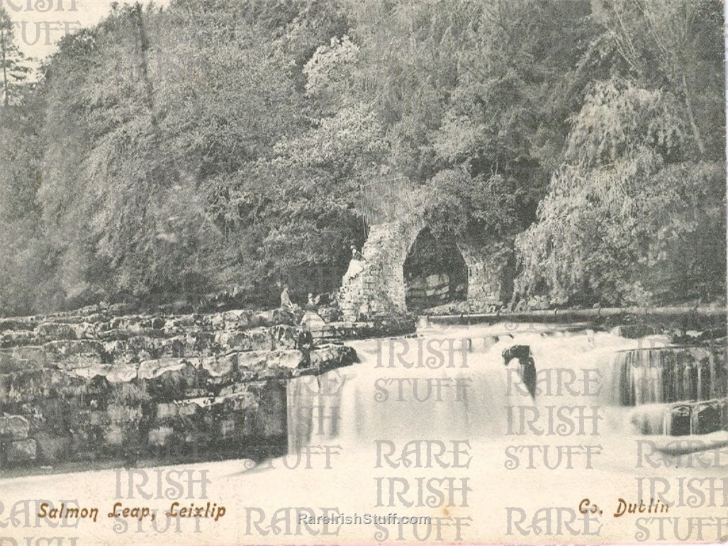 Salmon Leap, Leixlip, Co Dublin, Ireland 1900