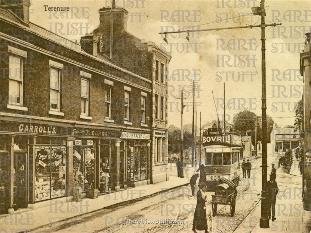Terenure Village, Dublin, Ireland, Rare Photo Dublin, Old Photo, Old