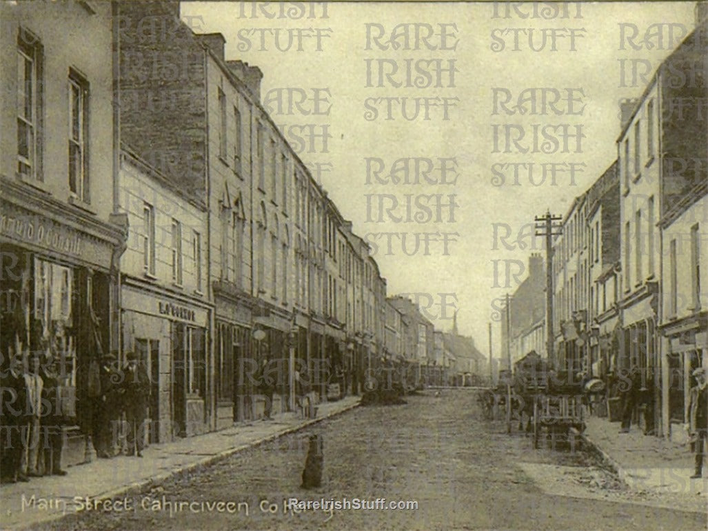 Main Street, Cahersiveen, Co. Kerry, Ireland 1902