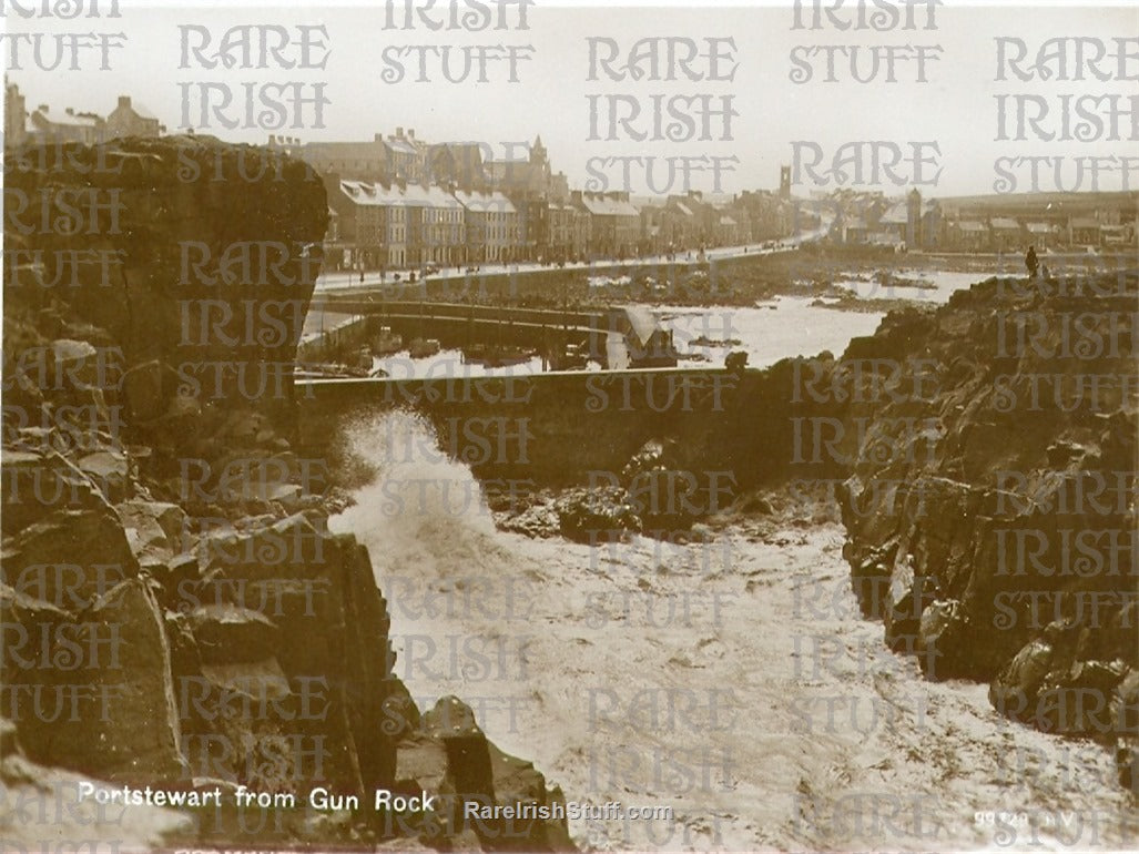 Gun Rock, Portstewart, Derry, Ireland 1890
