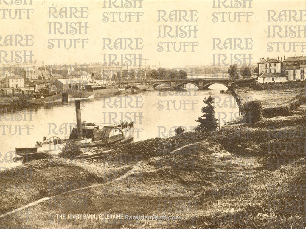 The River Bann, Coleraine, Derry, Ireland 1890